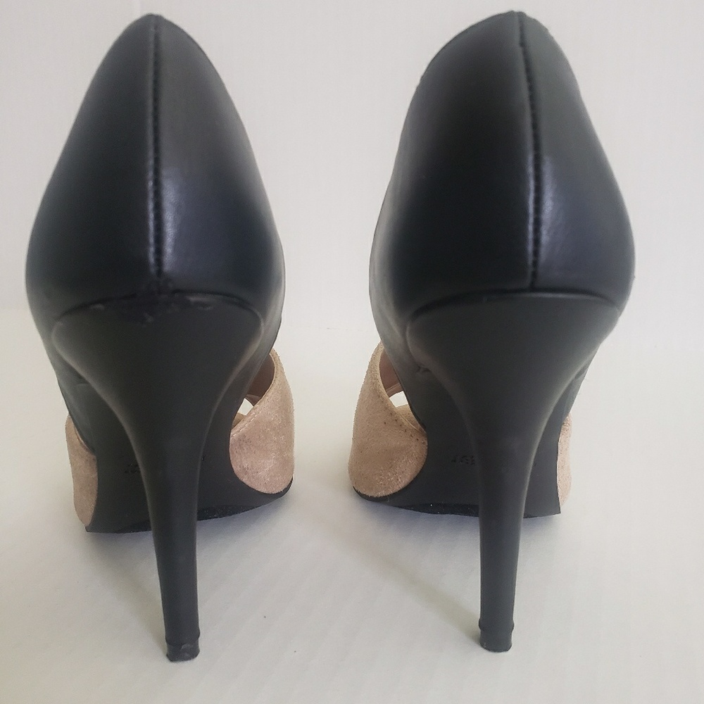 Nine West 🖤🤎 Black and Tan Heels - Picture 3 of 6
